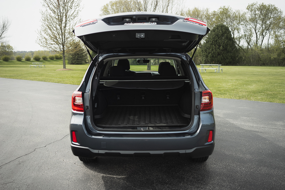 The trunk of the Outback is huge, and very easy to use