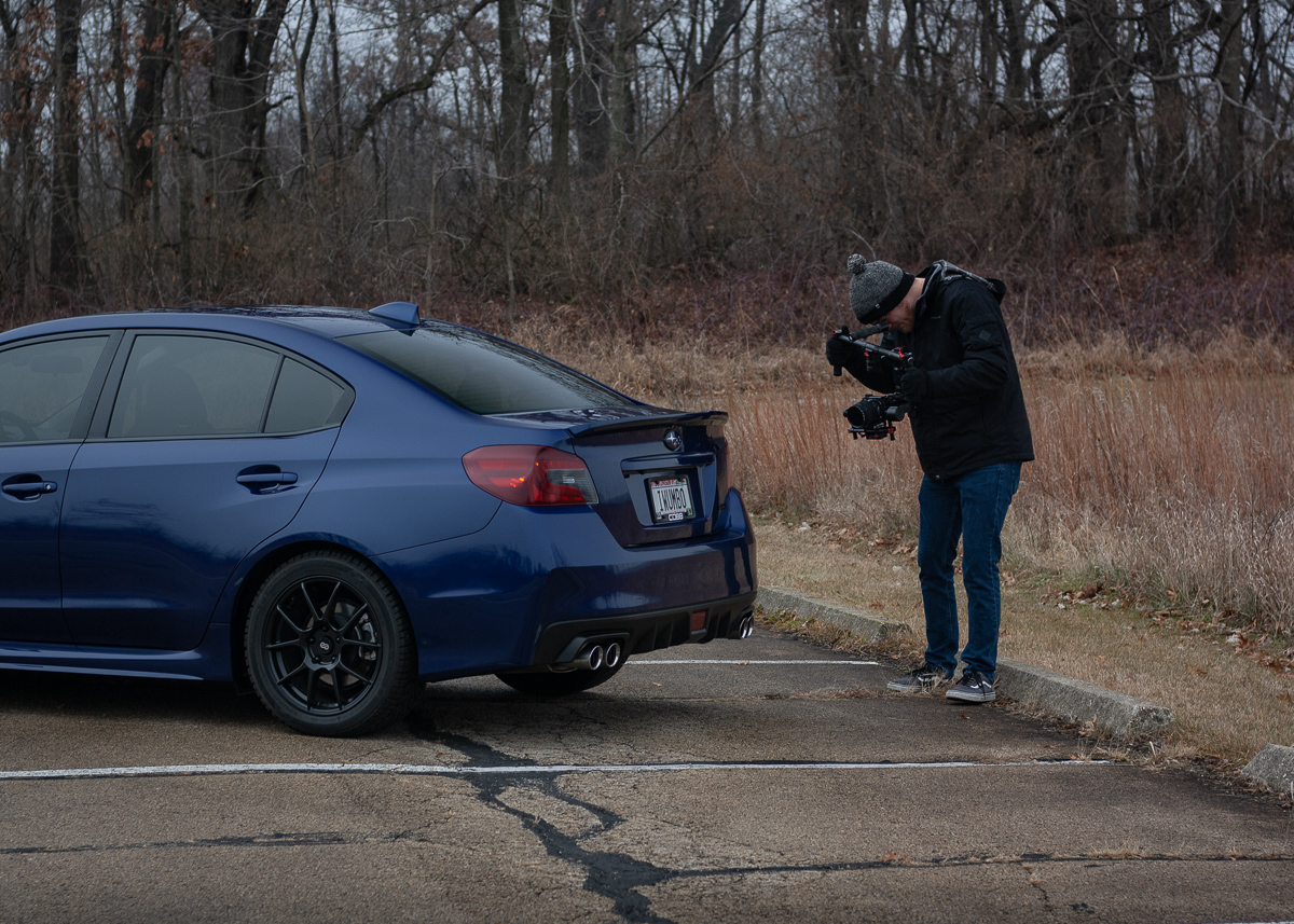 Chris with the gimbal