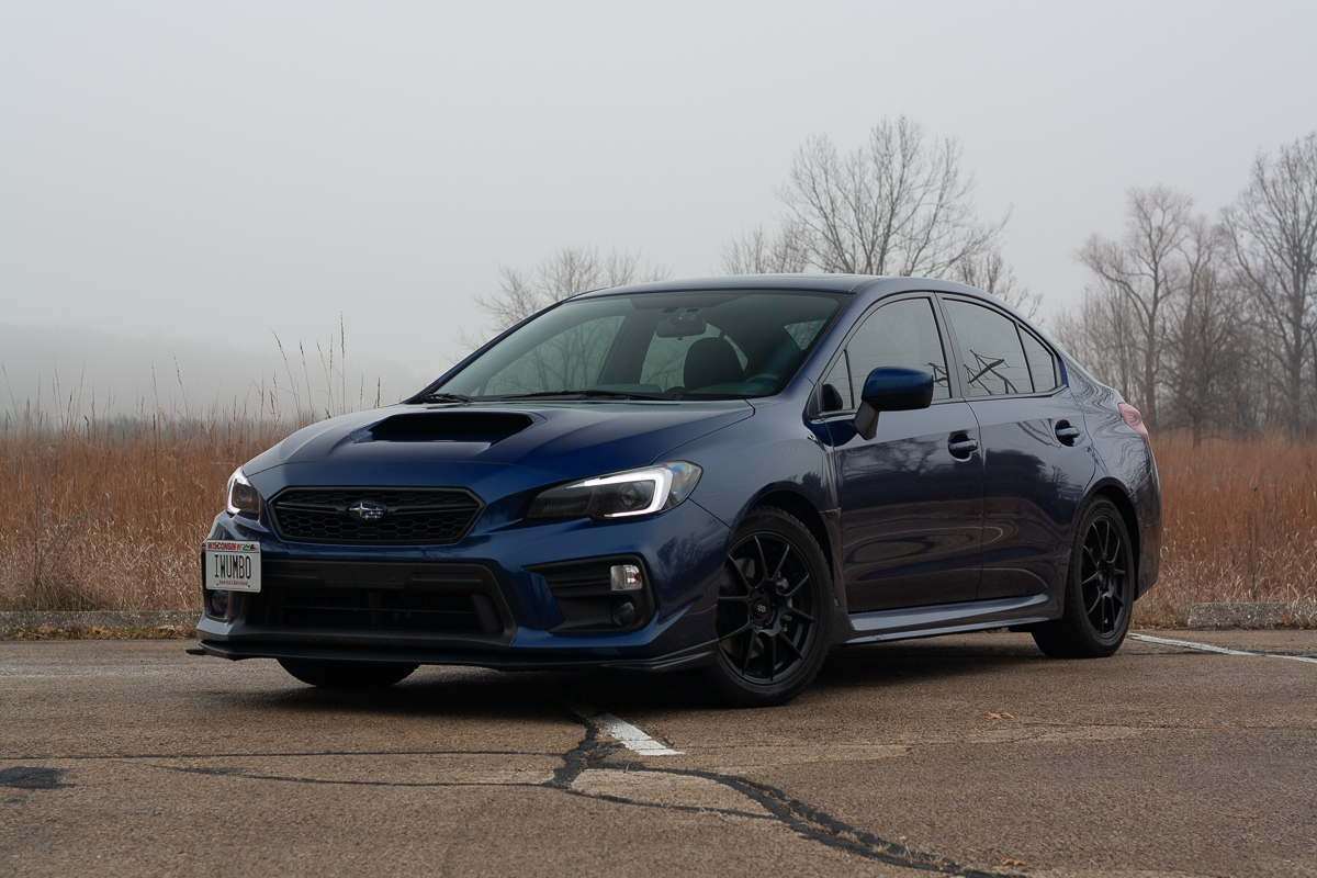 The WRX looking majestic in the fog