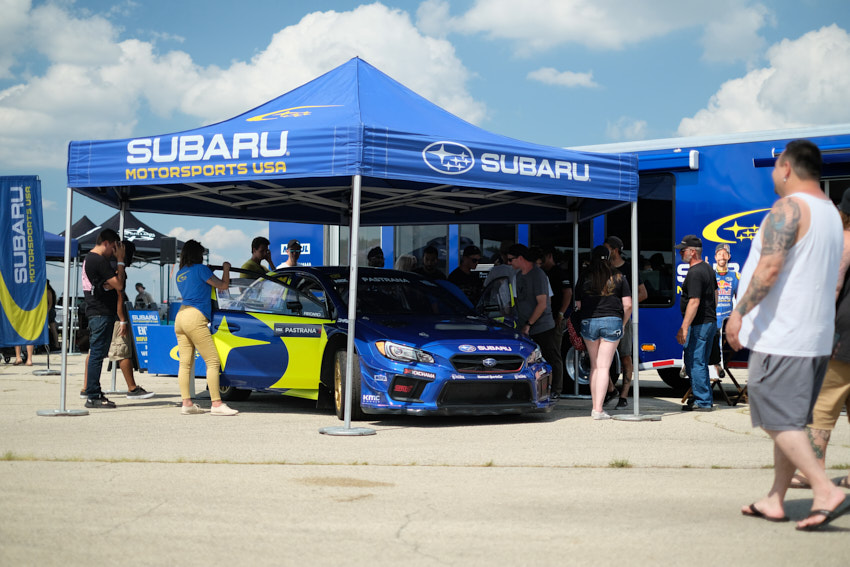 The 2021 Subaru rally car