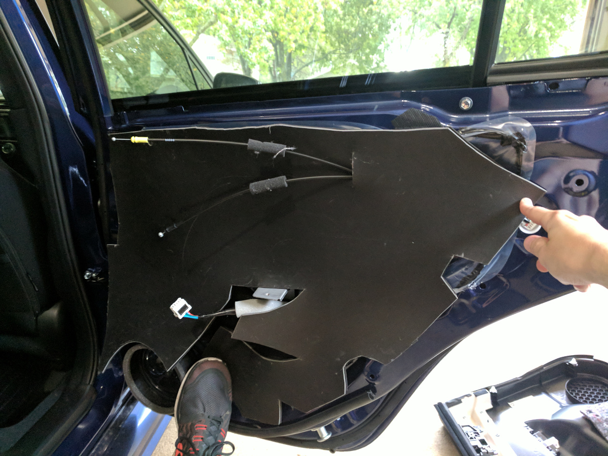 Mounting up the CCF/MLV for the rear doors